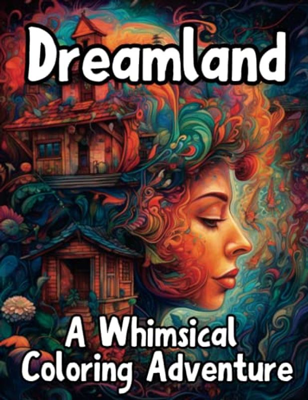 Dreamland: A Whimsical Adult Coloring Adventure for Relaxation