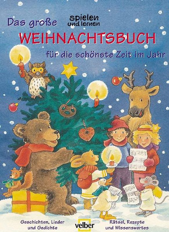 Das grosse "spielen und lernen" Weihnachtsbuch für die schönste Zeit im Jahr