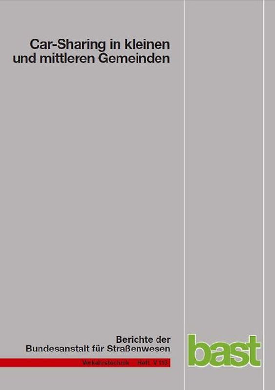 Car-Sharing in kleinen und mittleren Gemeinden