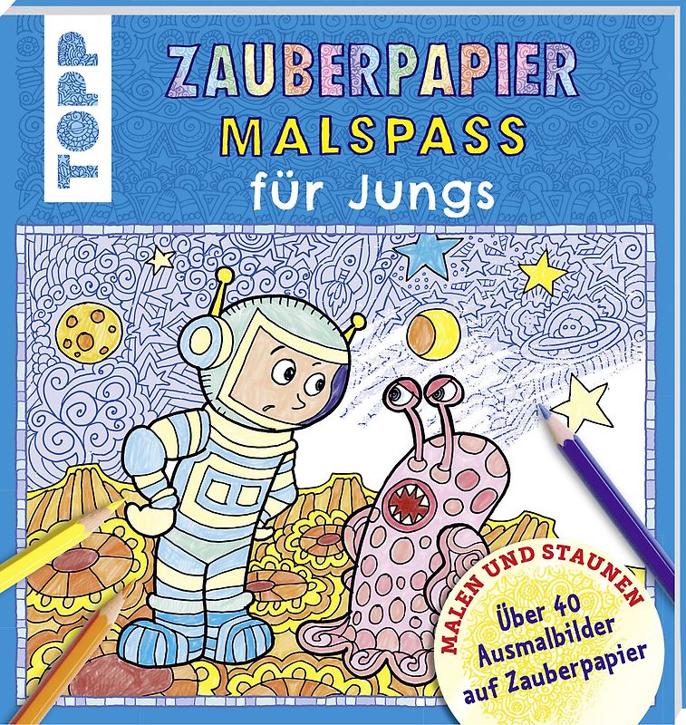 Zauberpapier Malspaß für Jungs