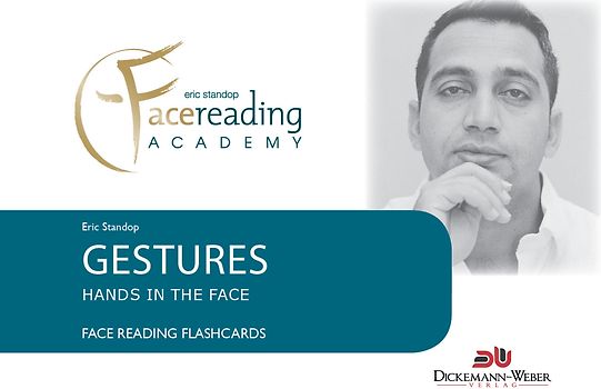 Face Reading Flashcards - Gestures - Hands in the face