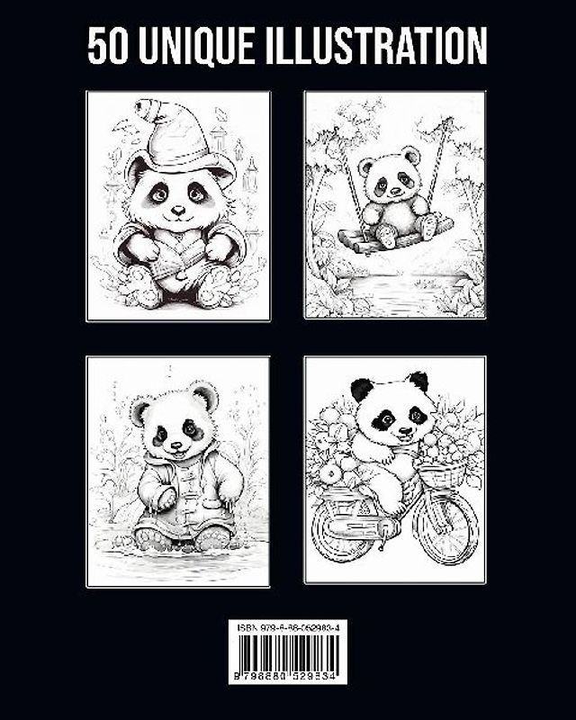 Panda Livre de Coloriage