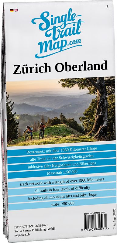 Singletrail Map 006 Zürich Oberland