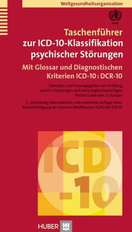 Taschenführer zur ICD-10-Klassifikation psychischer Störungen