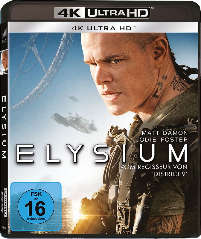 Elysium 4K Ultra HD Blu-ray