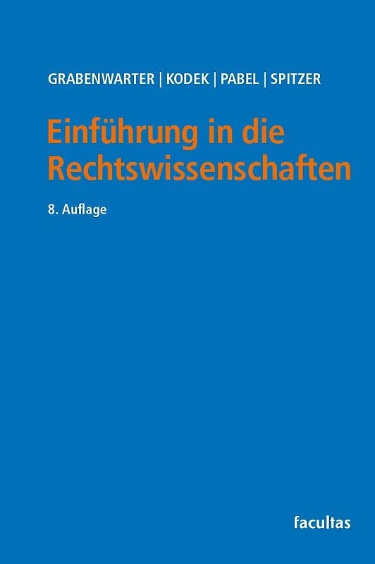 Einführung in die Rechtswissenschaften