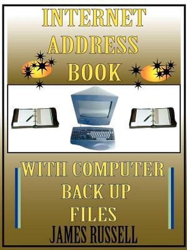 Internet Address Book with Computer Back Up Files
