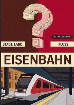 Stadt, Land, Fluss, Eisenbahn