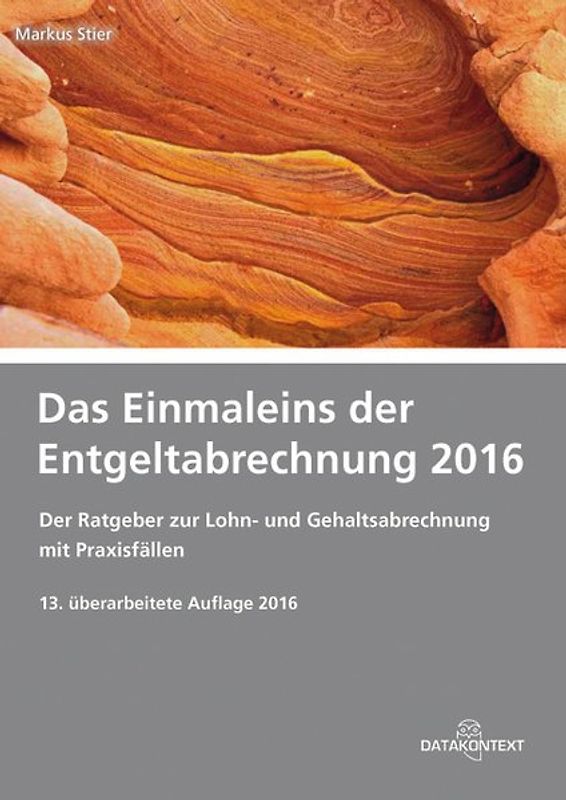 Einmaleins der Entgeltabrechnung 2016