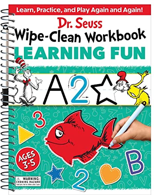 Dr. Seuss Wipe-Clean Workbook: Learning Fun