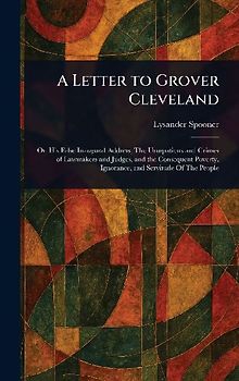 A Letter to Grover Cleveland