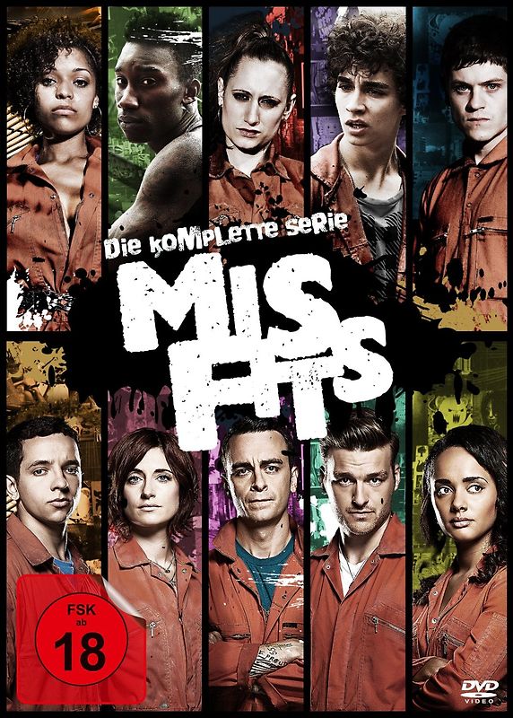 Misfits - Die komplette Serie [13 DVDs] DVD