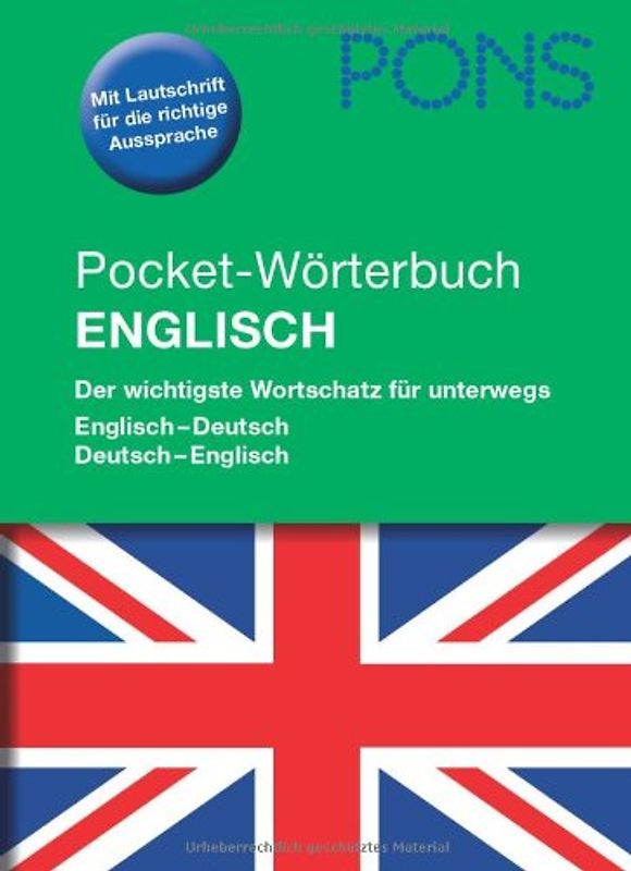PONS Pocket-Wörterbuch Englisch
