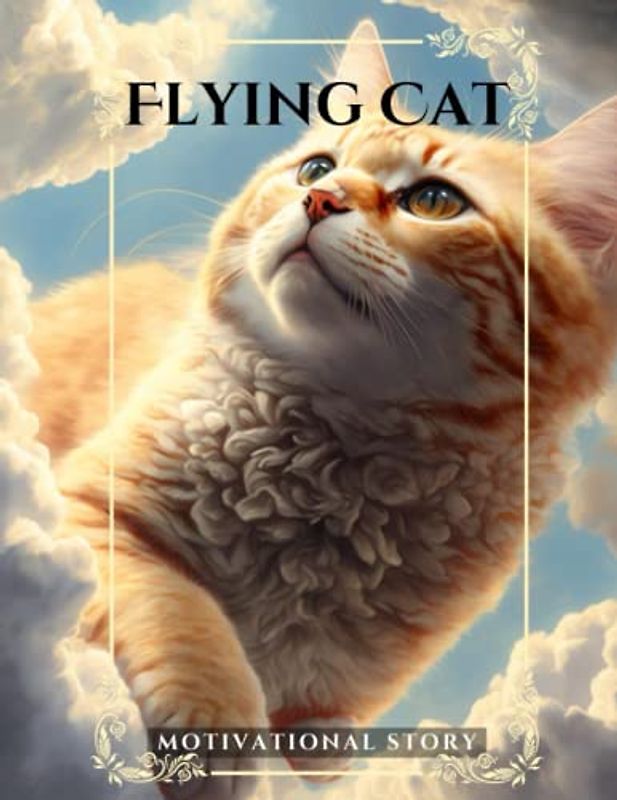 Flying Cat: Hope and Love. Storybook, Motivational Book For kids, Children's books, Early reader books, animal Stories, kids books about cat,