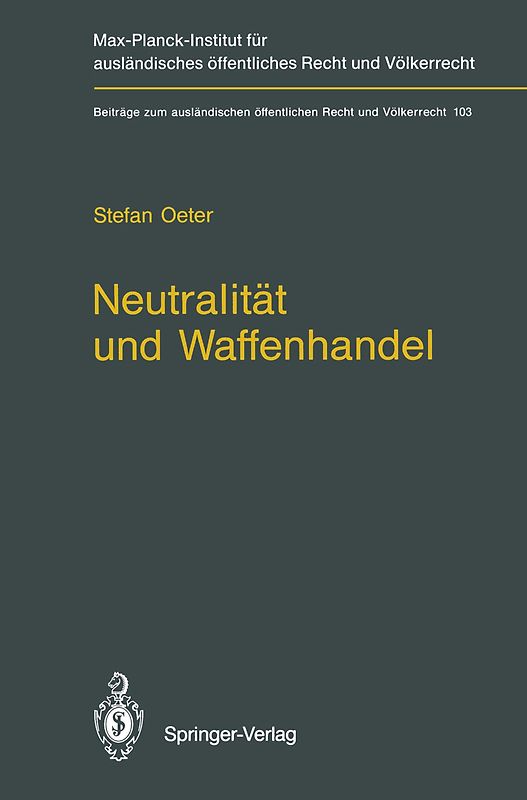 Neutralität und Waffenhandel / Neutrality and Arms Transfers