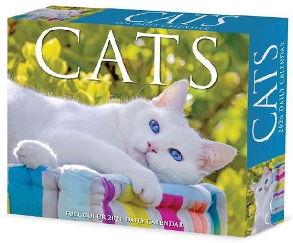 Cats 2026 5.4 X 6.2 Box Calendar