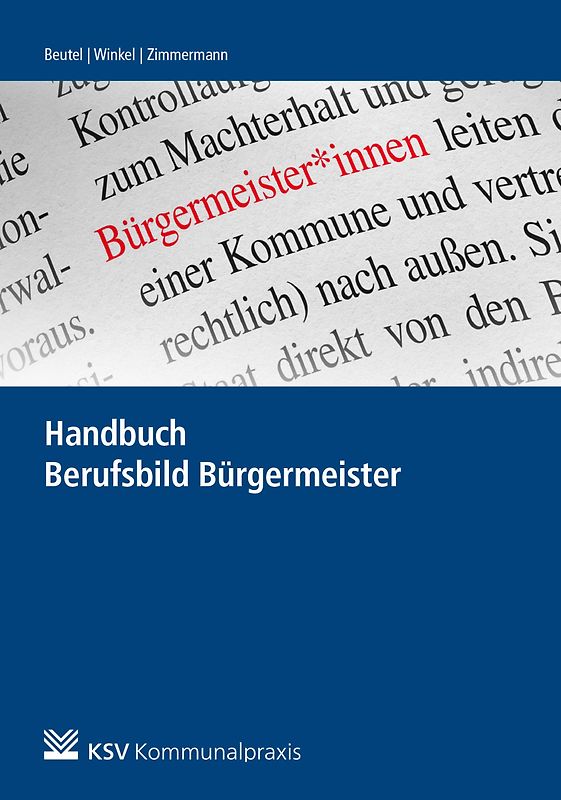 Handbuch Berufsbild Bürgermeister