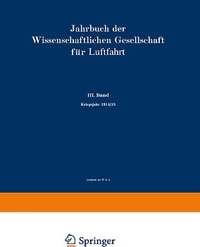 Jahrbuch der Wissenschaftlichen Gesellschaft für Luftfahrt