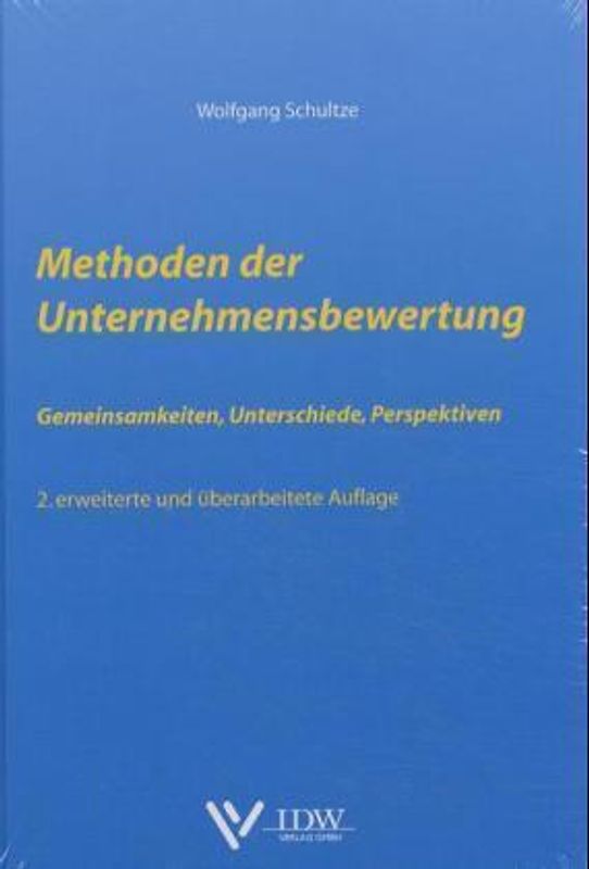 Methoden der Unternehmensbewertung
