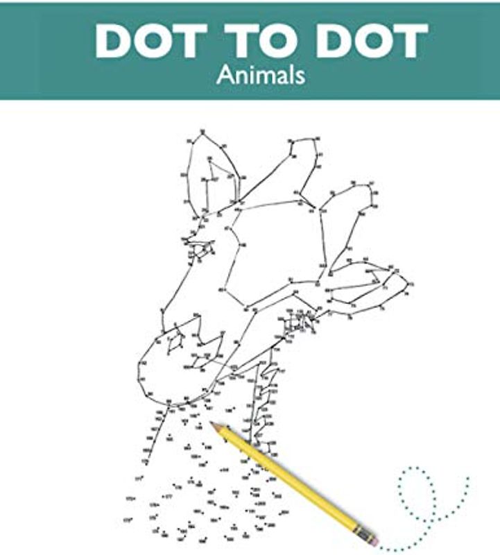 Dot to Dot - Animals: Dots to Dots Adults | point by point | dots to dots | animal drawing | animals | Dots to connect