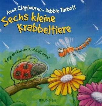 Sechs kleine Krabbeltiere