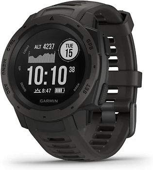 Garmin Instinct 45 mm noir et bracelet en silicone noir
