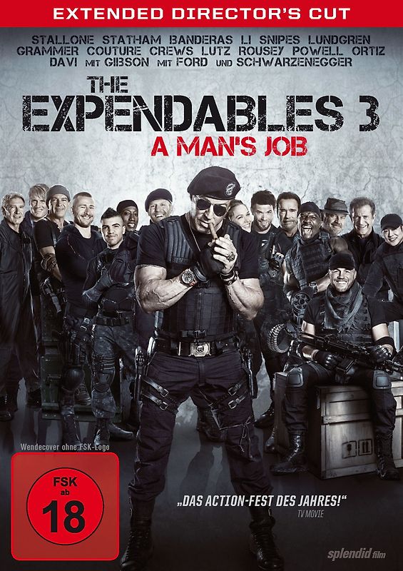 The Expendables 3 - A Man's Job [Director's Cut] DVD