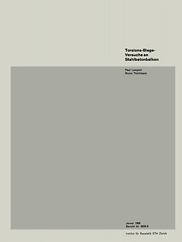 Torsions-Biege-Versuche an Stahlbetonbalken