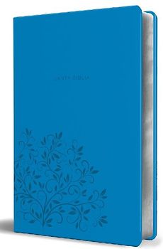 Biblia Reina Valera 1960 Letra Grande. Símil Piel Azul, Tamaño Manual / Spanish Holy Bible Rvr 1960. Handy Size, Large Print, Blue Leathersoft