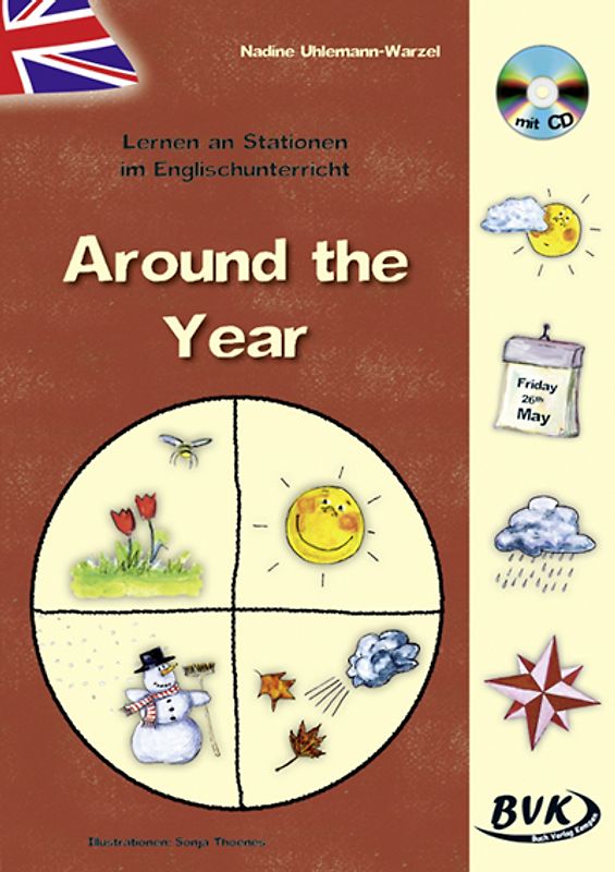 Lernen an Stationen im Englischunterricht: Around the Year (inkl. CD)