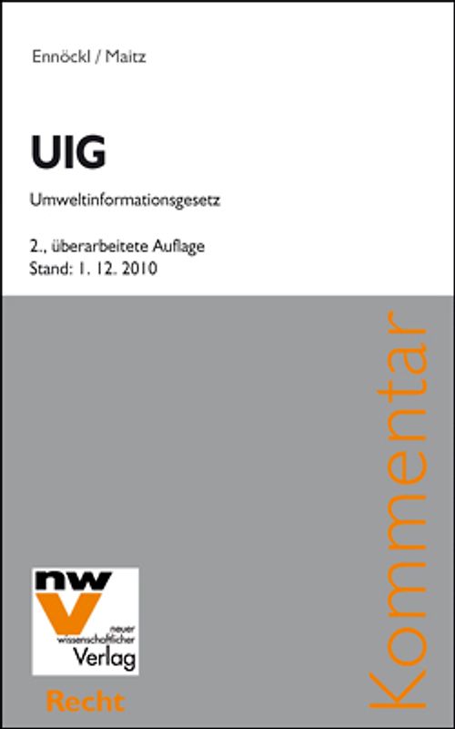 UIG – Umweltinformationsgesetz