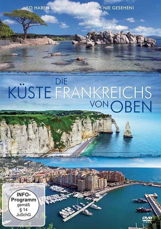 Frankreichs Küste von oben DVD