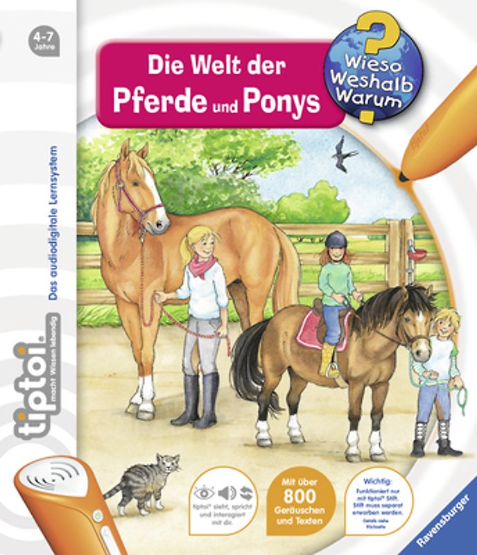 tiptoi® Wieso? Weshalb? Warum? Die Welt der Pferde und Ponys