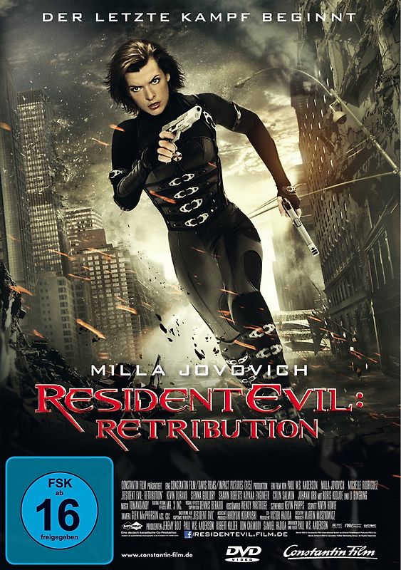 Resident Evil: Retribution DVD