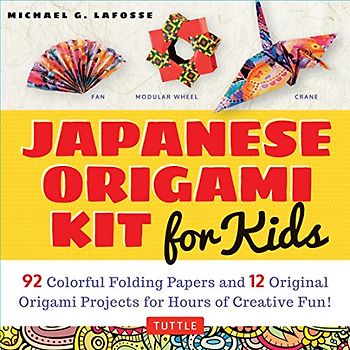 La Fosse, M: Japanese Origami Kit for Kids: 92 Colorful Folding Papers and 12 Original Origami Projects for Hours of Creative Fun! [Origami Book with 12 projects]