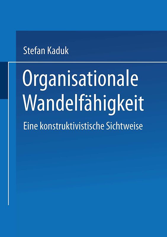 Organisationale Wandelfähigkeit
