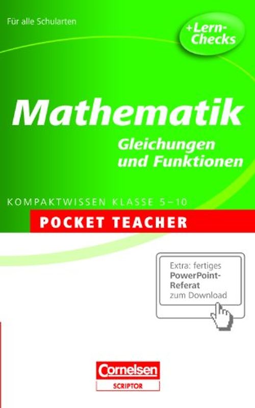 Pocket Teacher Mathematik - Gleichungen und Funktionen 5.-10. Klasse