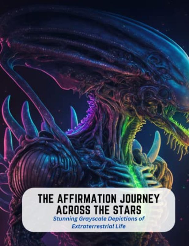The Affirmation Journey Across the Stars: Stunning Grayscale Depictions of Extraterrestrial Life