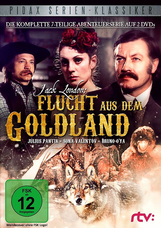 Jack London: Flucht aus dem Goldland / Die komplette 7-teilige Abenteuerserie (Pidax Serien-Klassiker) [2 DVDs] DVD