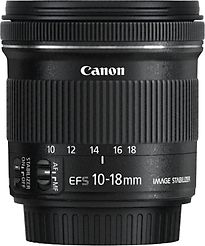 Canon EF-S 10-18 mm F4.5-5.6 IS STM 67 mm Objectif (adapté à Canon EF-S) noir