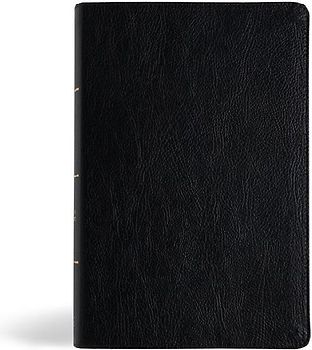 CSB Everyday Study Bible, Black Bonded Leather