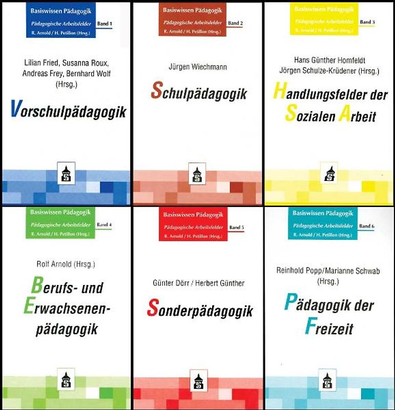 Basiswissen Pädagogik: Pädagogische Arbeitsfelder Band 1-6