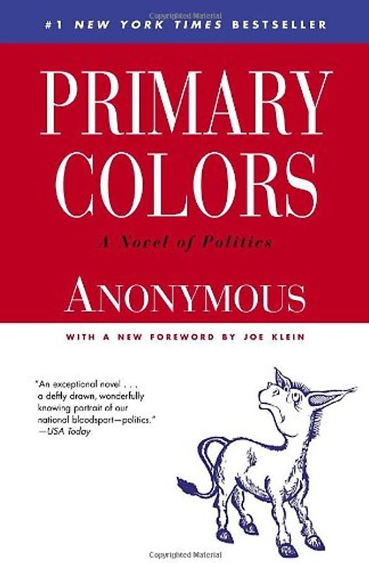 Primary Colors: A Novel of Politics - Anonymus