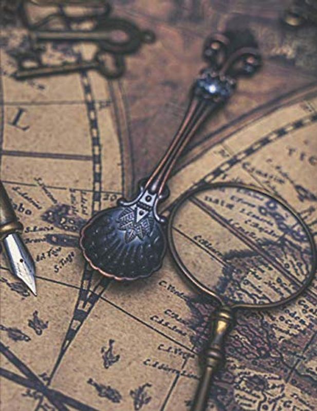 Segel Logbuch: Seetagebuch für Bootsfahrten mit dem Segelboot oder Segelyacht ♦ Vorlage für Streckenaufzeichnungen, Windrichtung, Geschwindigkeit, ... ♦ großzügiges A4+ Format ♦ Motiv: Seekarte 3