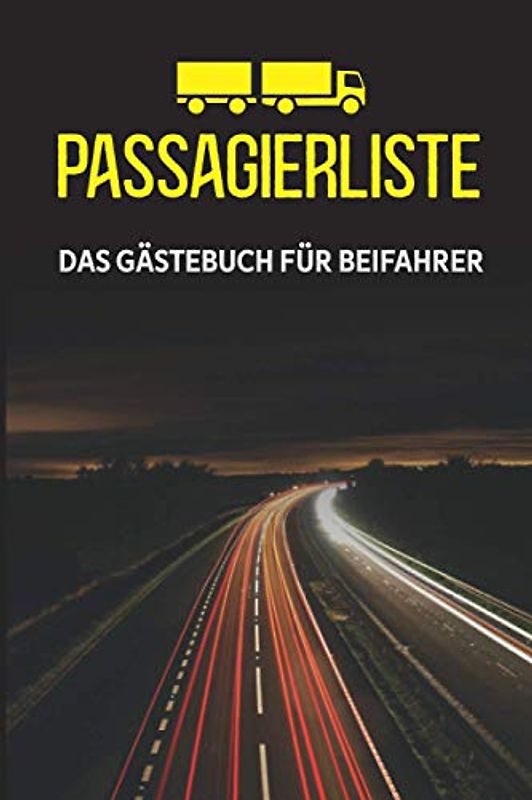 Lastkraftwagenfahrer | Gästebuch: Geburtstagsgeschenk für Lkw Fahrer | Schönes Geschenk für Fernfahrer zum Geburstag