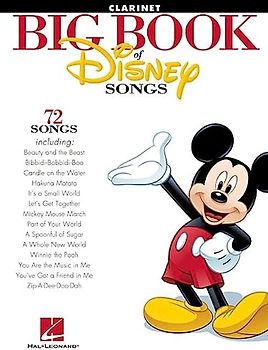 The Big Book Of Disney Songs - Clarinet: Songbook für Klarinette
