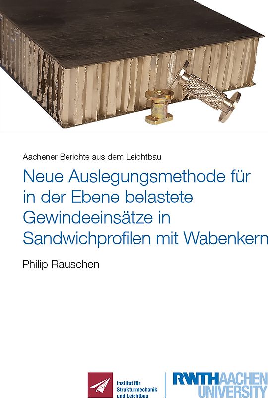 Neue Auslegungsmethode für in der Ebene belastete Gewindeeinsätze in Sandwichprofilen mit Wabenkern