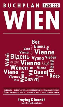 Wien, Buchplan 1:20.000