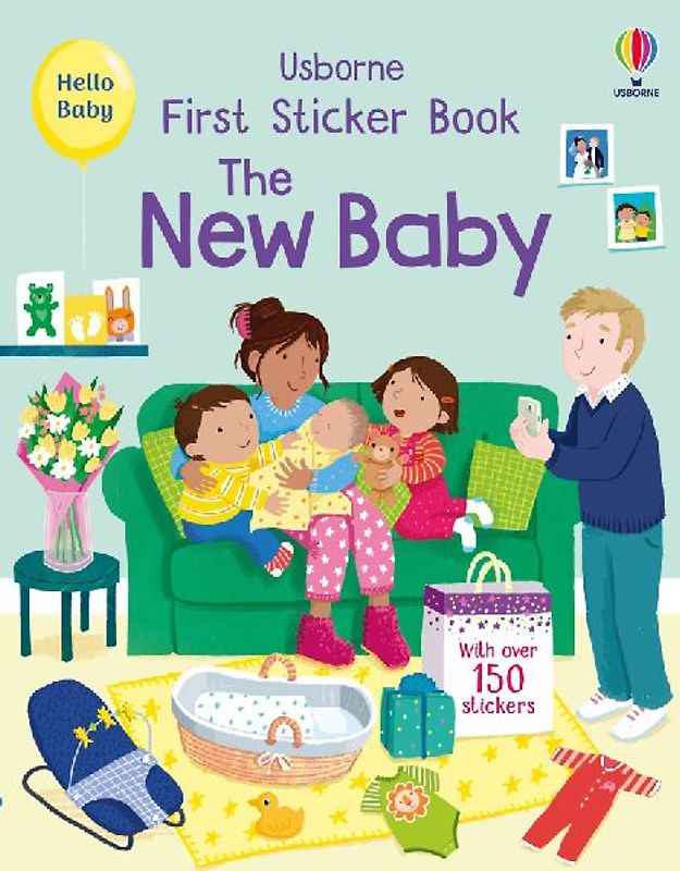First Sticker Book the New Baby