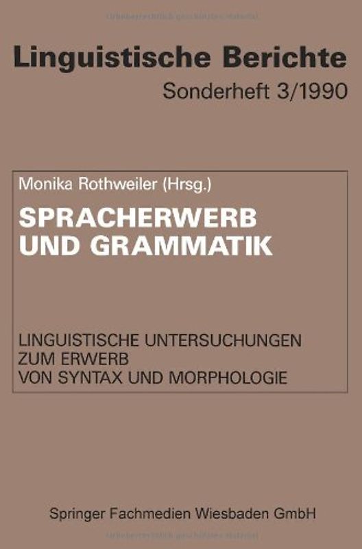 Spracherwerb und Grammatik
